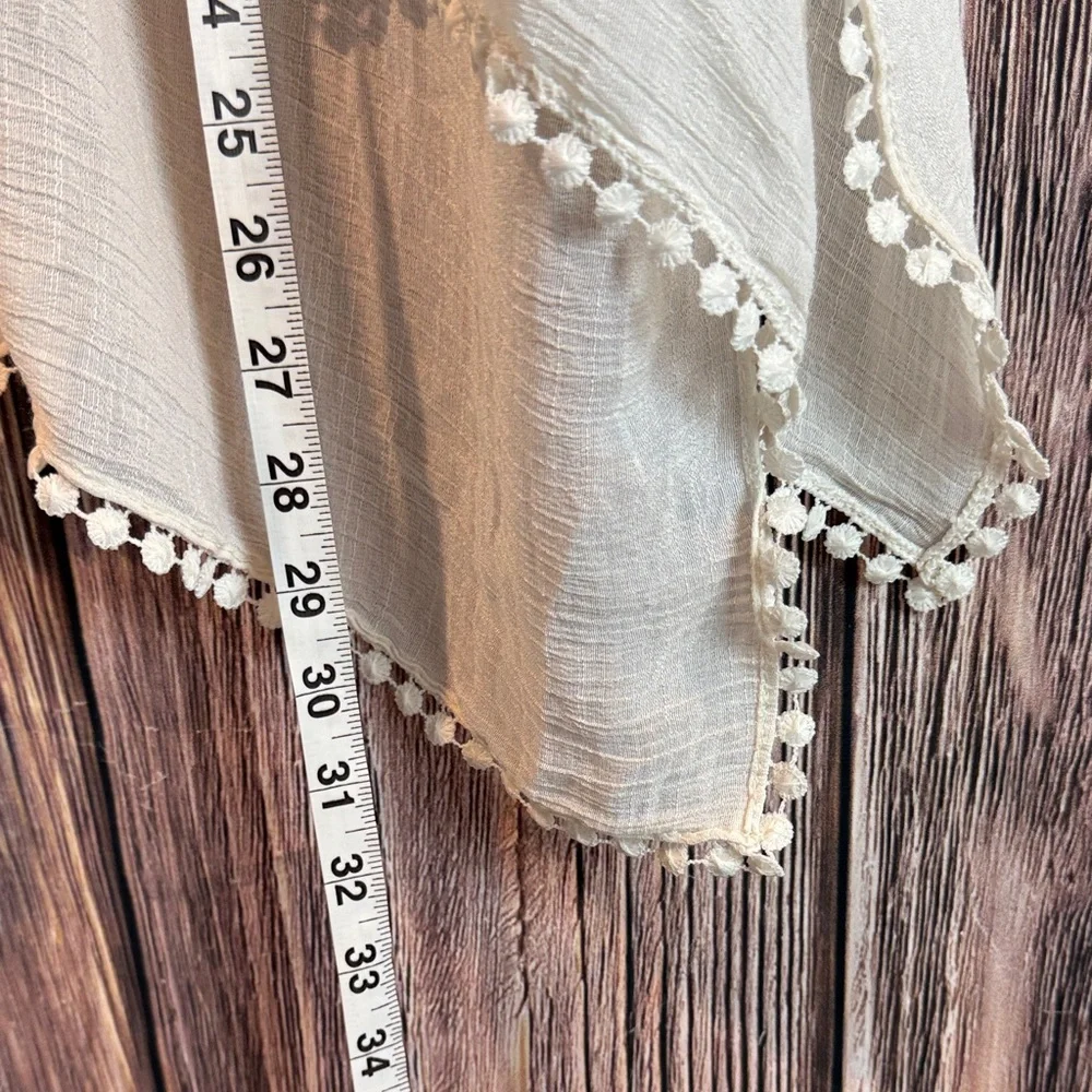 Steve Madden Cream Lace Kimono - Picture 14 of 15